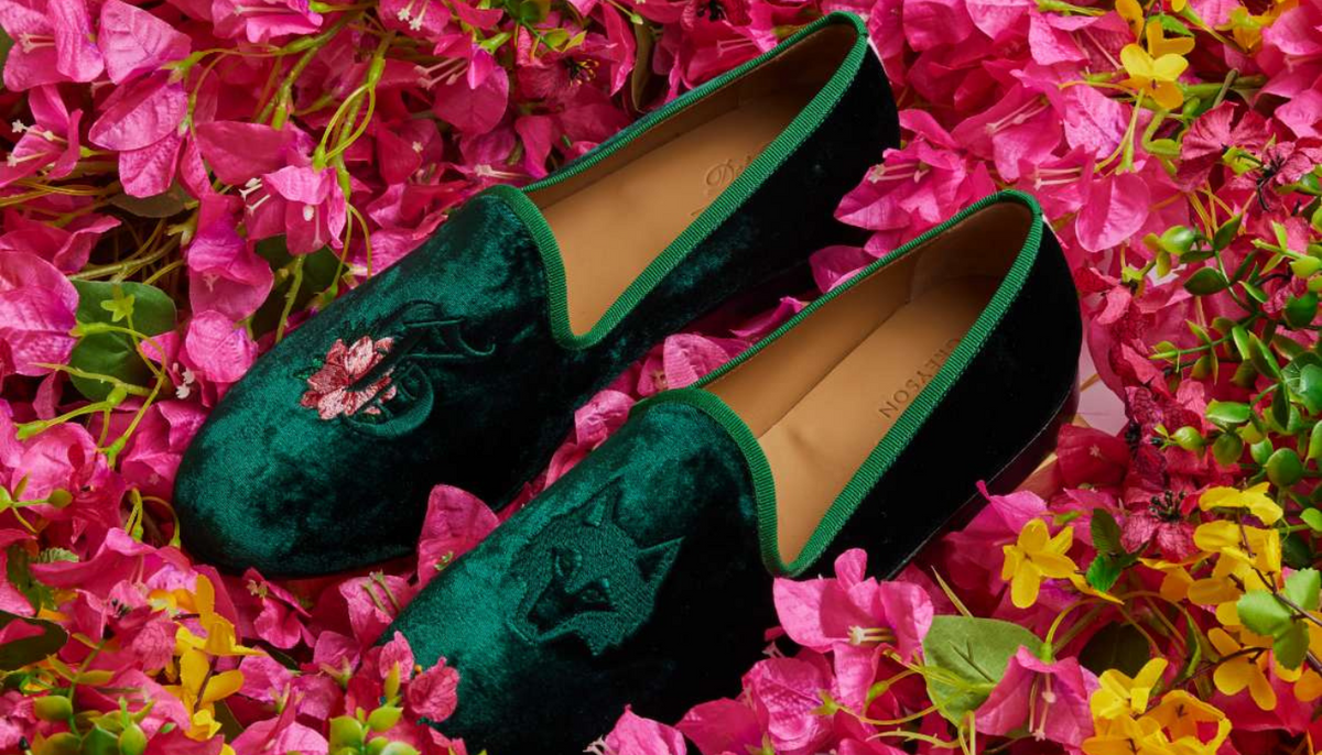 Del Toro Teal Suede Slip-On Loafers with Green Laces Carlos Santos 1829 Belgian Loafers In Turquoise Suede main image 3