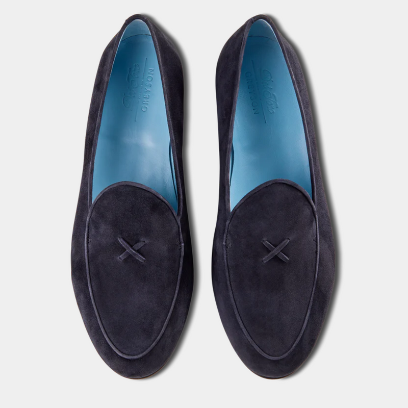 Greyson x Del Toro Men’s Blue Suede Milano Loafer
