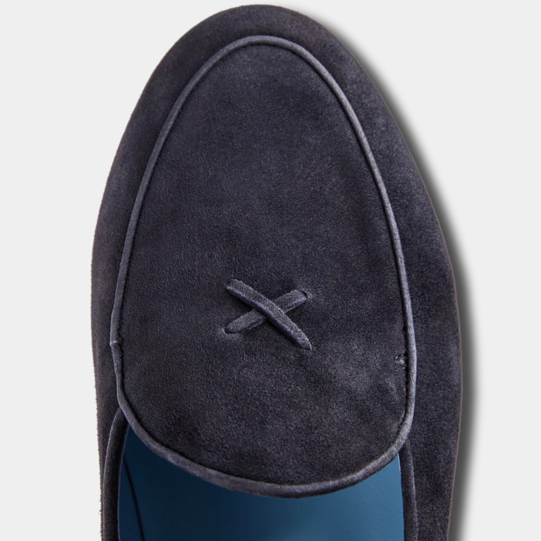 Greyson x Del Toro Men’s Blue Suede Milano Loafer
