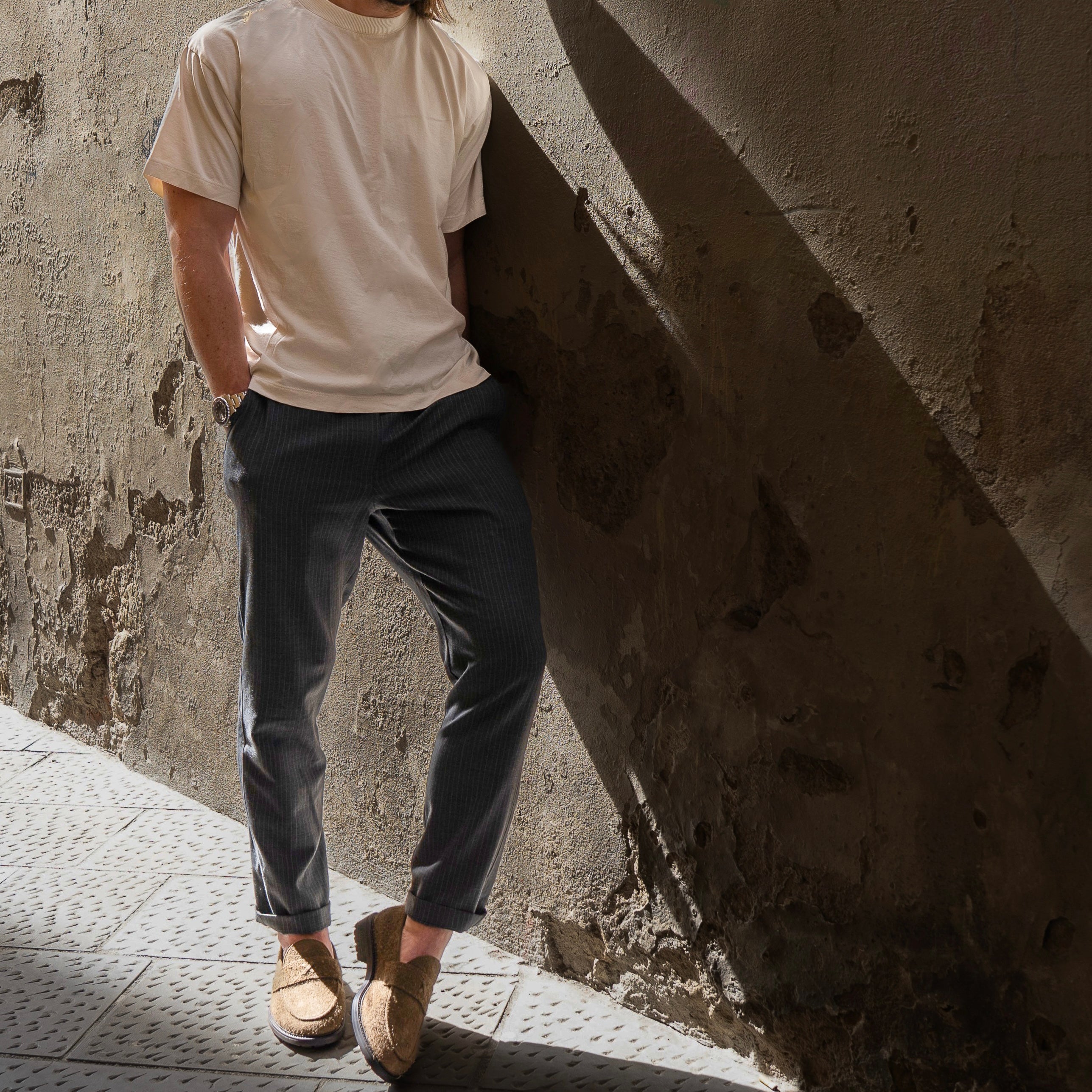 Men's Antelope Textured Suede Lug Centesimo