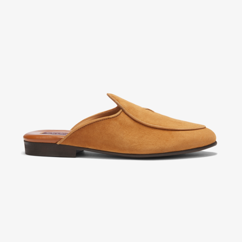 Men's Cognac Suede Milano Mule