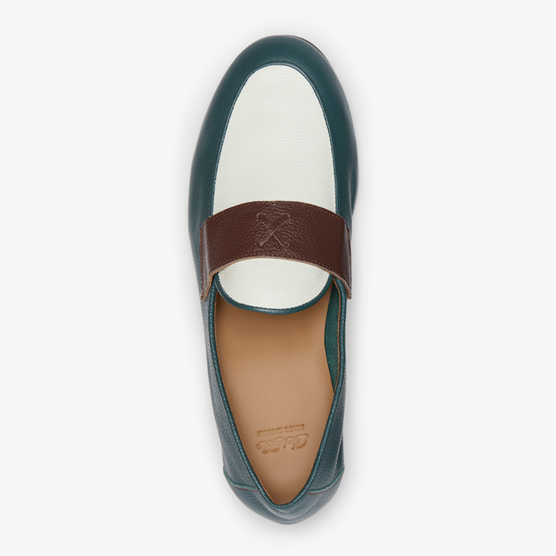 Men's Tri-Tone Leather Centesimo