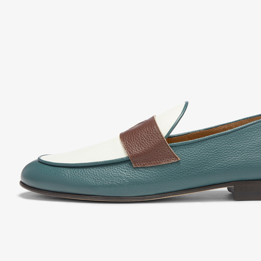 Men's Tri-Tone Leather Centesimo