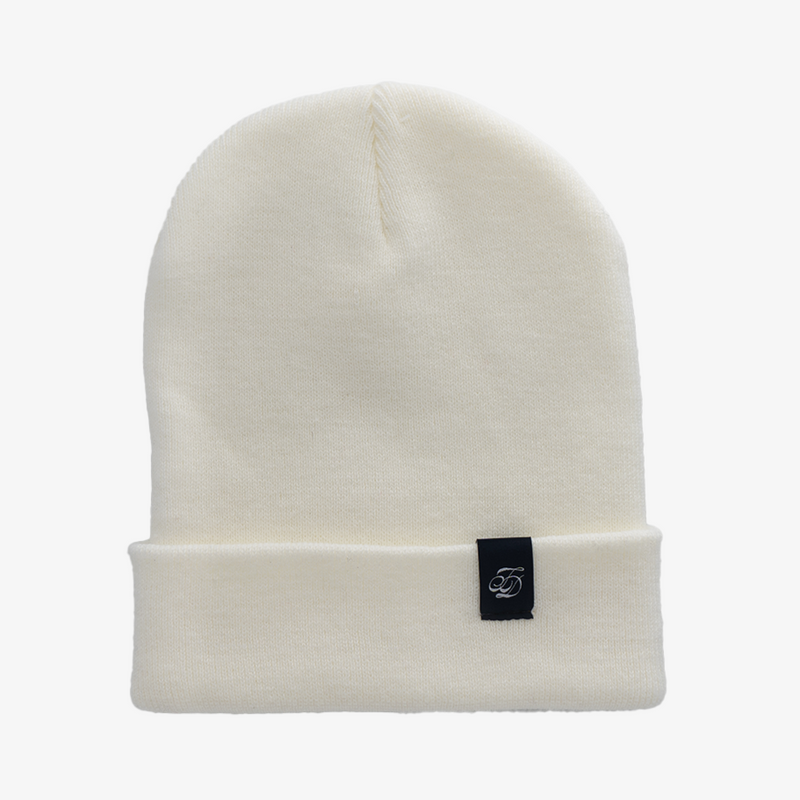 Classic Cuffed Beanie - Soft White