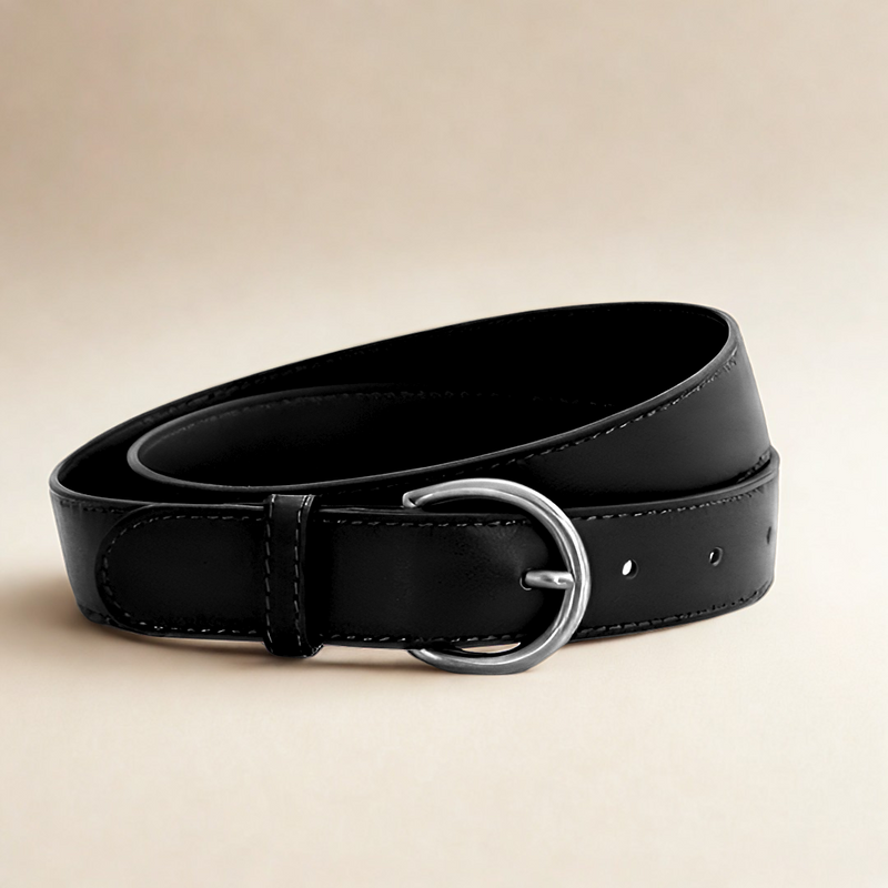 Classic Belt - Black Leather