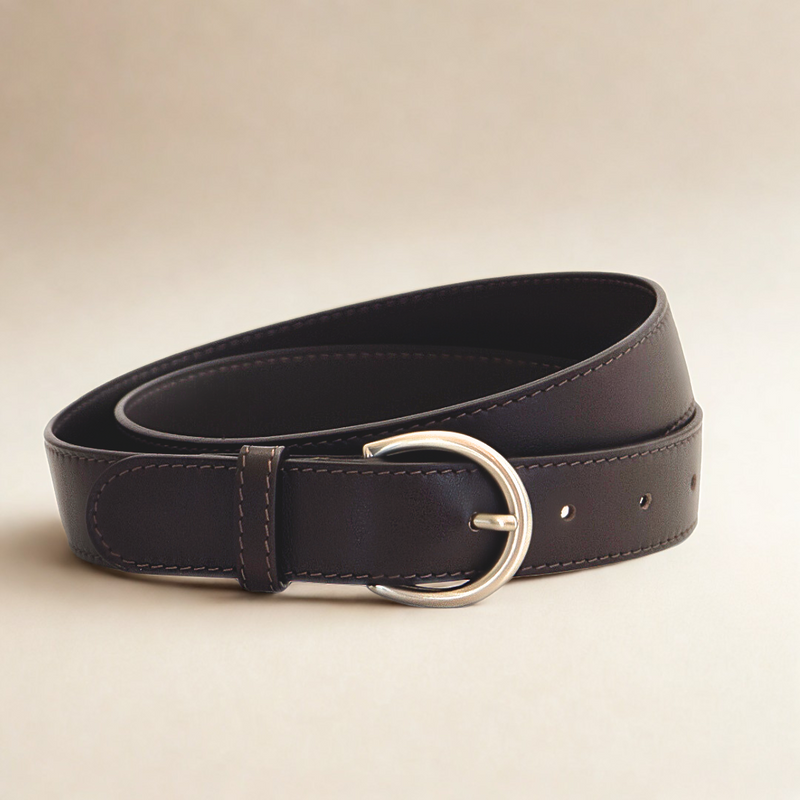 Classic Belt - Dark Brown Leather