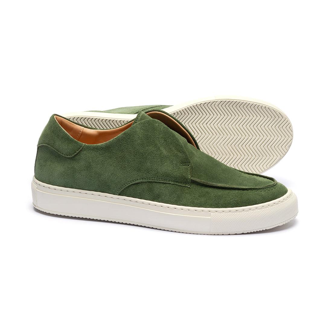 Men's Green Suede Pitti Sneaker