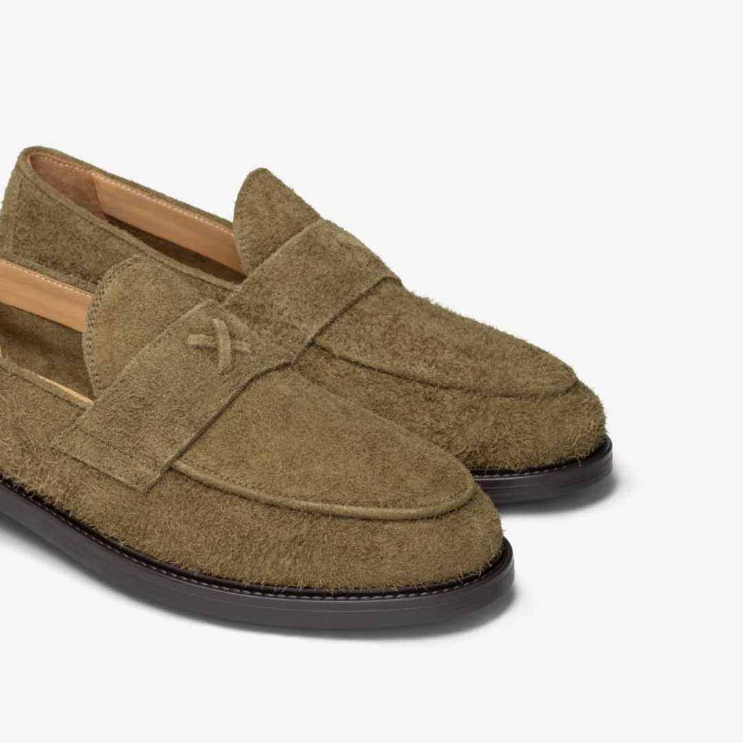 Men's Antelope Textured Suede Lug Centesimo