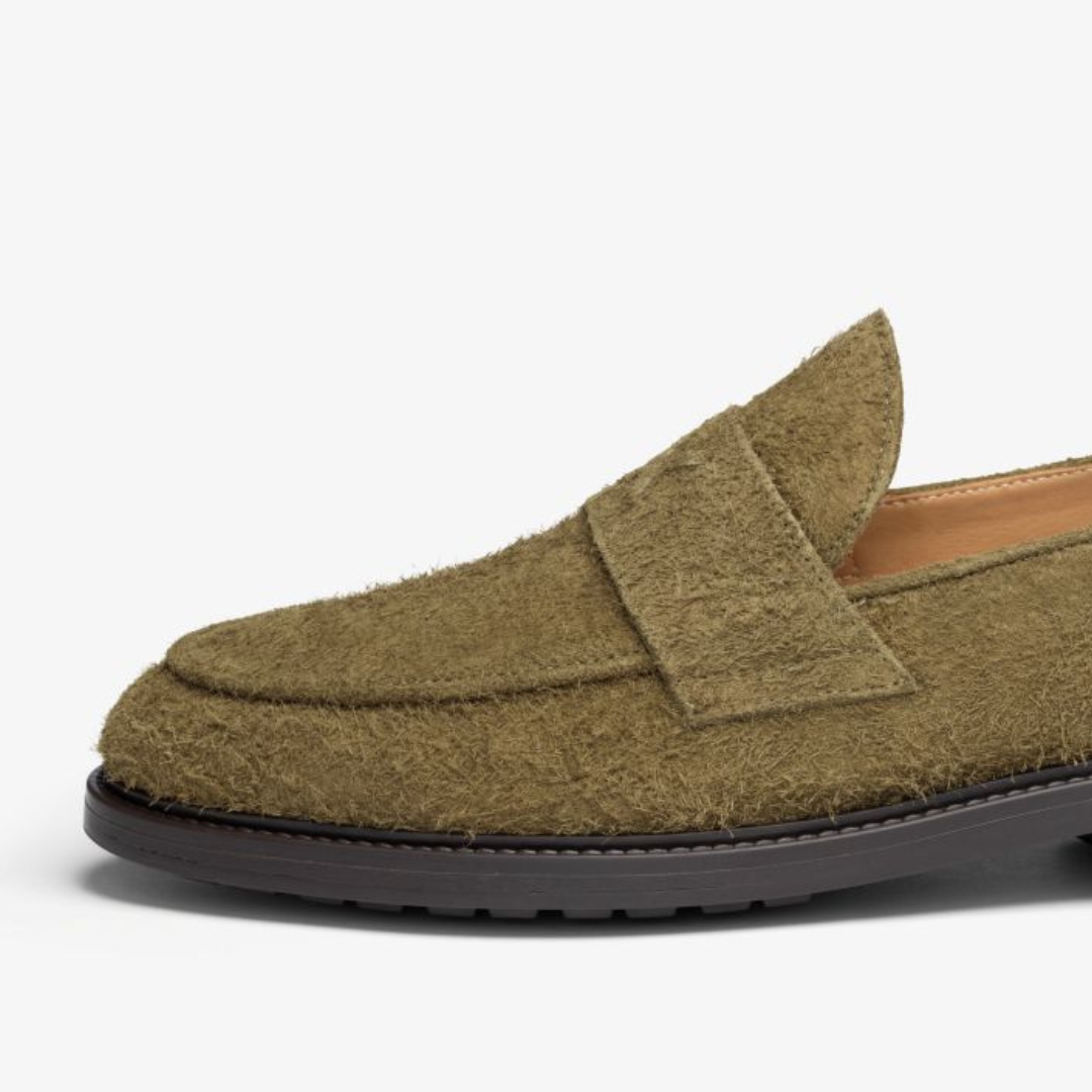 Men's Antelope Textured Suede Lug Centesimo
