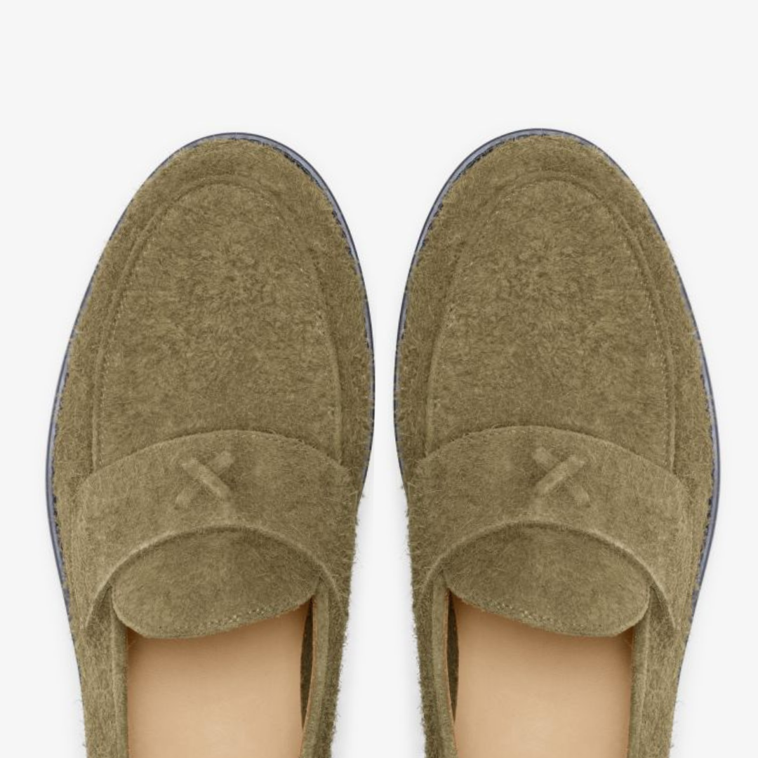 Men's Antelope Textured Suede Lug Centesimo