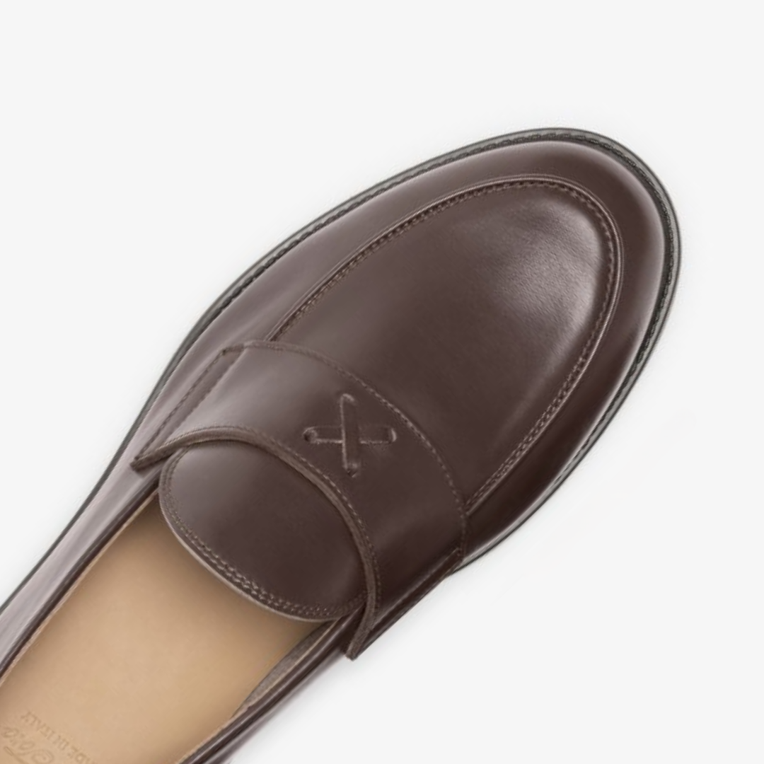 Men's Brown Leather Lug Centesimo