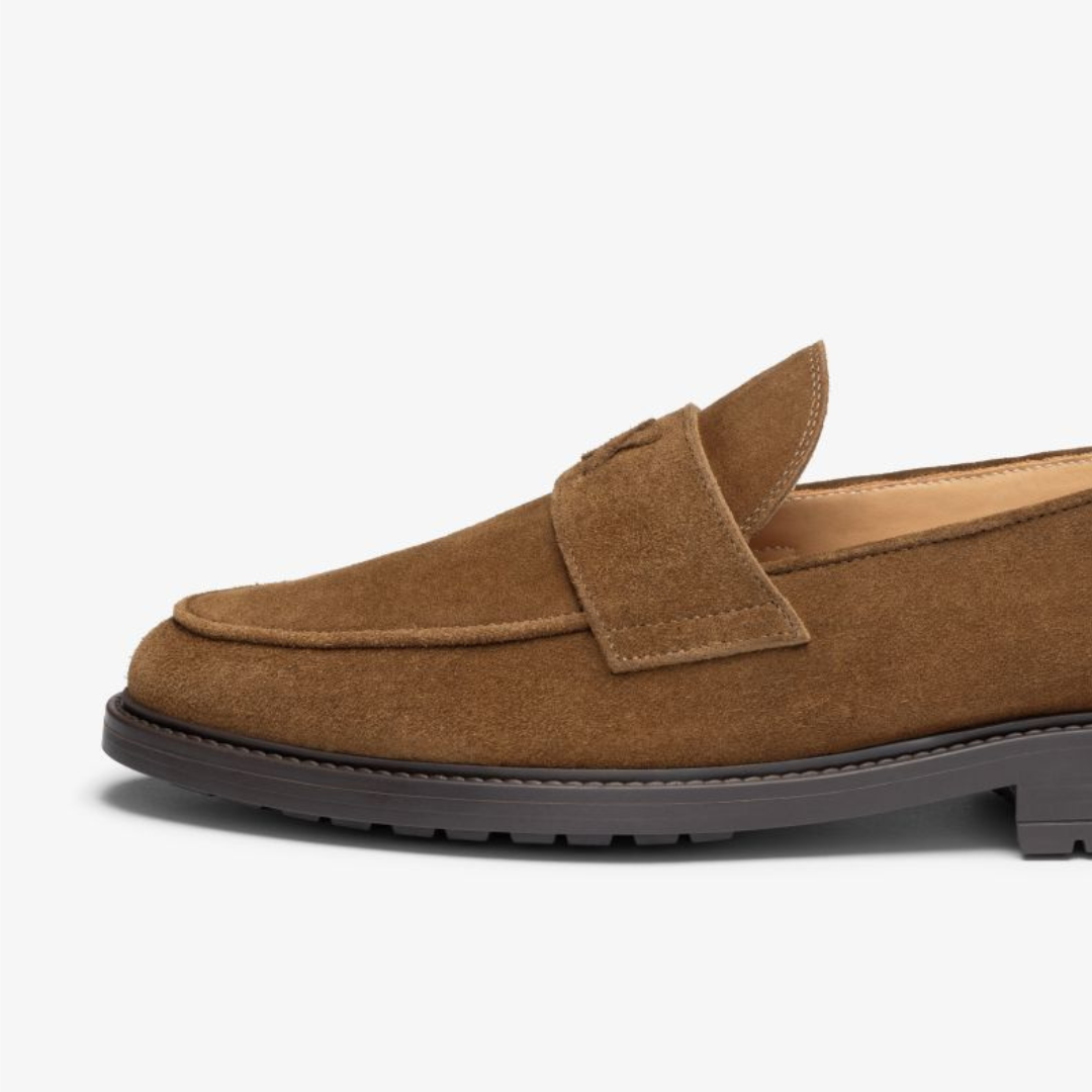 Men's Brown Suede Lug Centesimo