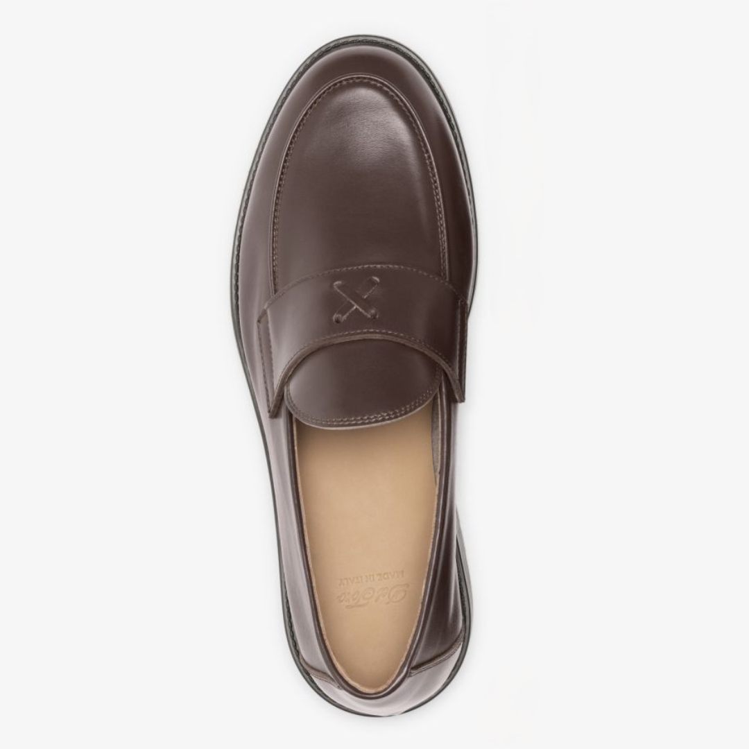 Men's Brown Leather Lug Centesimo