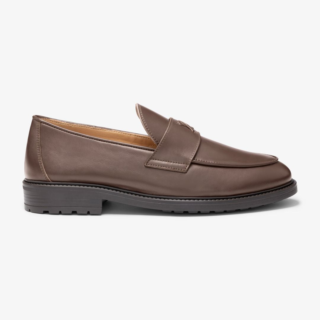 Handmade Italian Brown Leather Lug Centesimo | Men