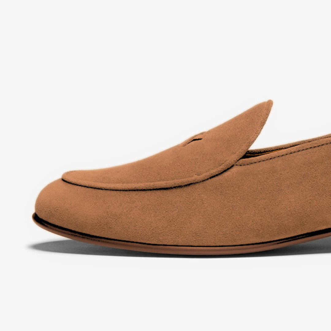 Men's Cognac Suede Milano Loafer
