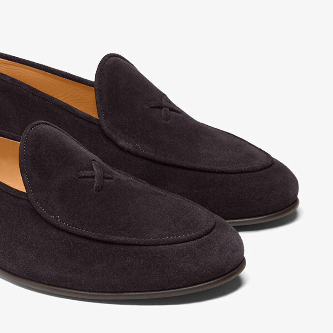Men's Black Suede Milano Loafer
