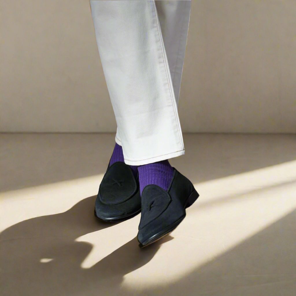 Men's Black Suede Milano Loafer