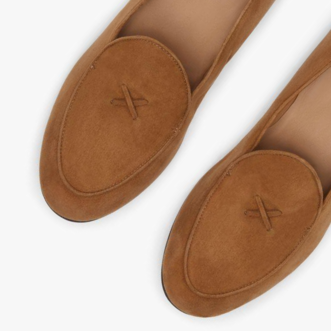 Women's Cognac Suede Milano Loafer
