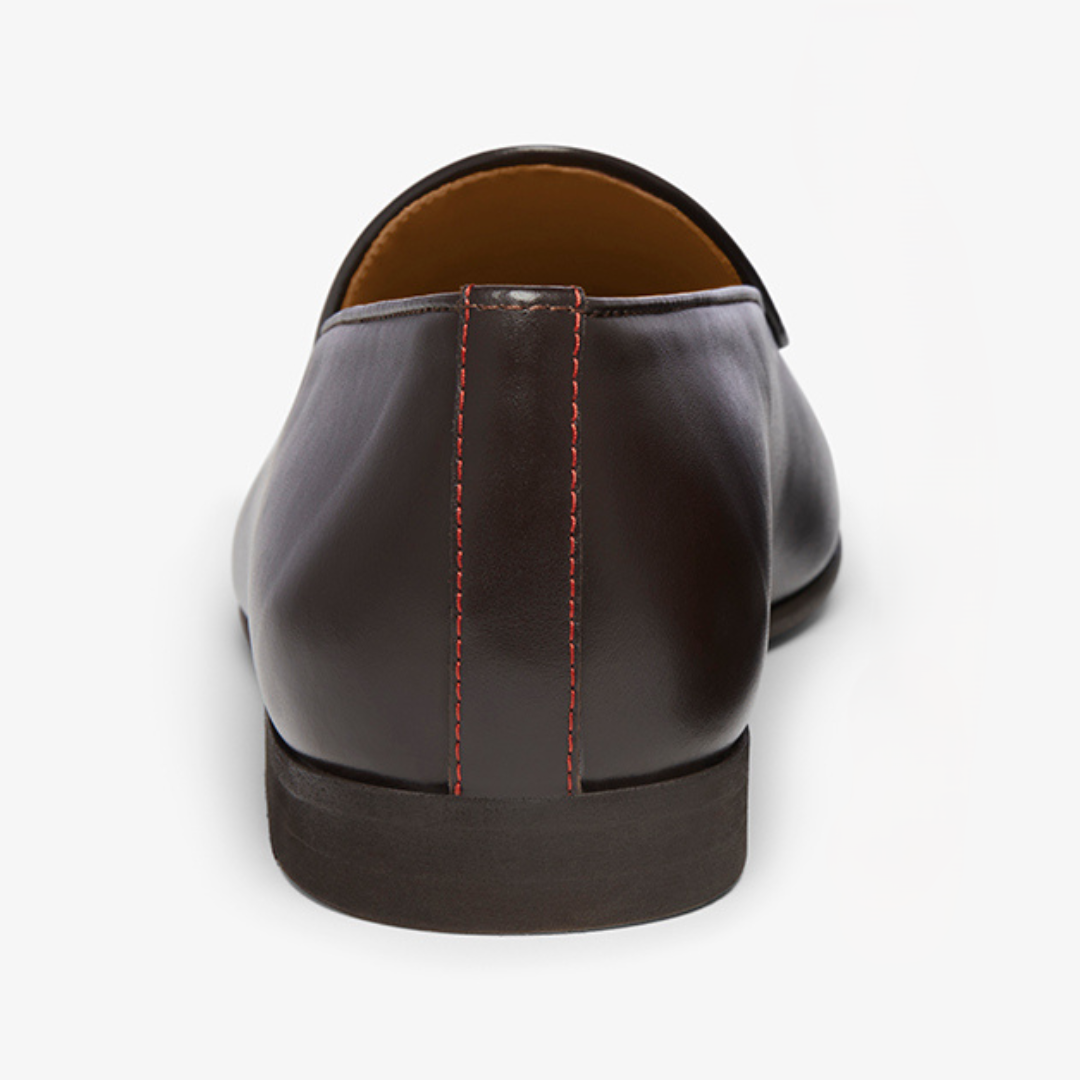 Men's Dark Brown Leather Milano Loafer