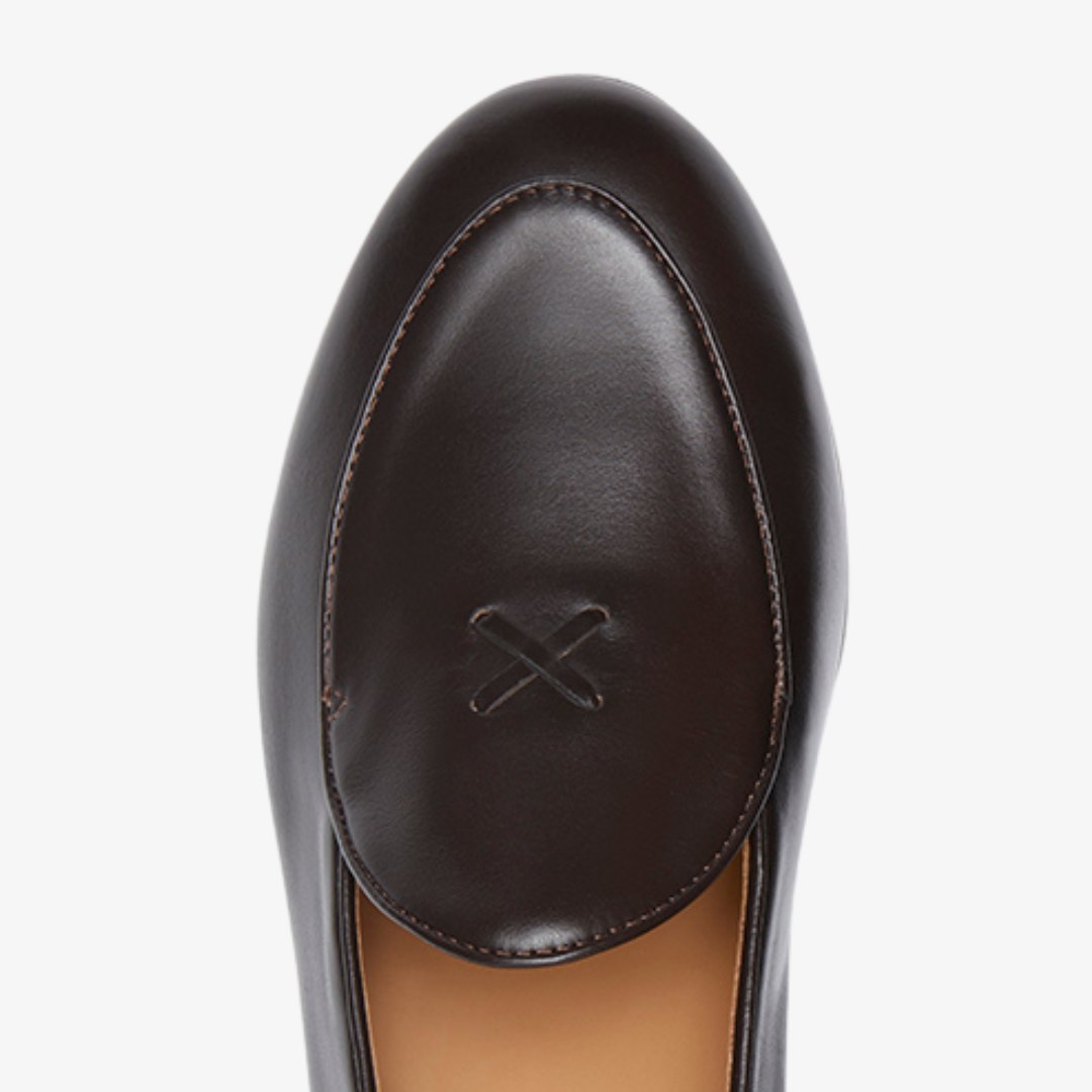Men's Dark Brown Leather Milano Loafer