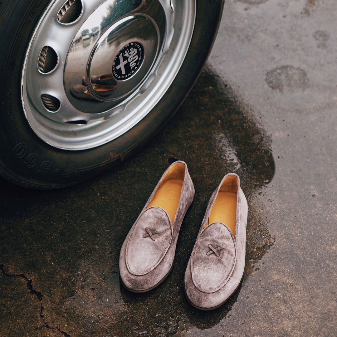 Men's Grigio Suede Milano Loafer