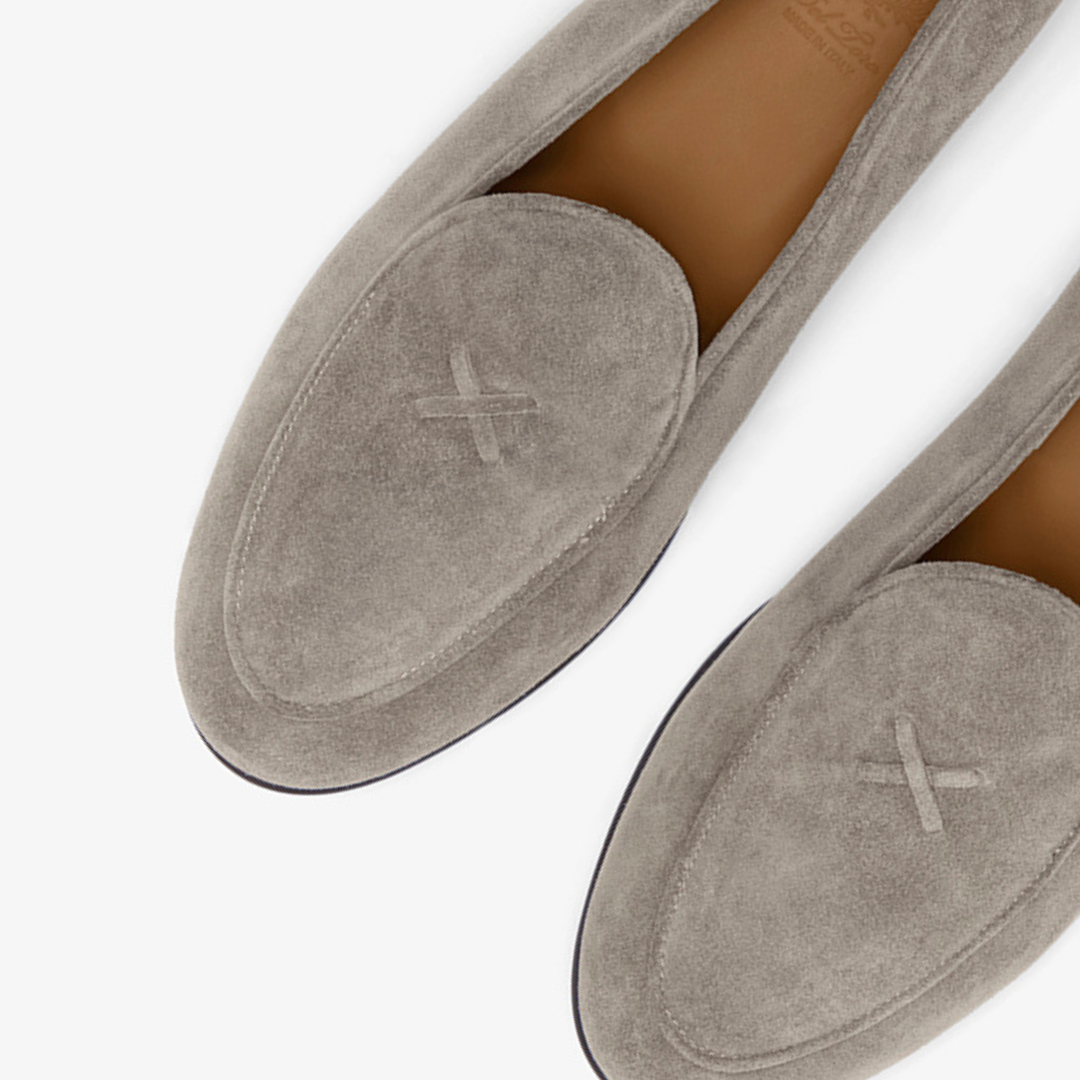 Men's Grigio Suede Milano Loafer
