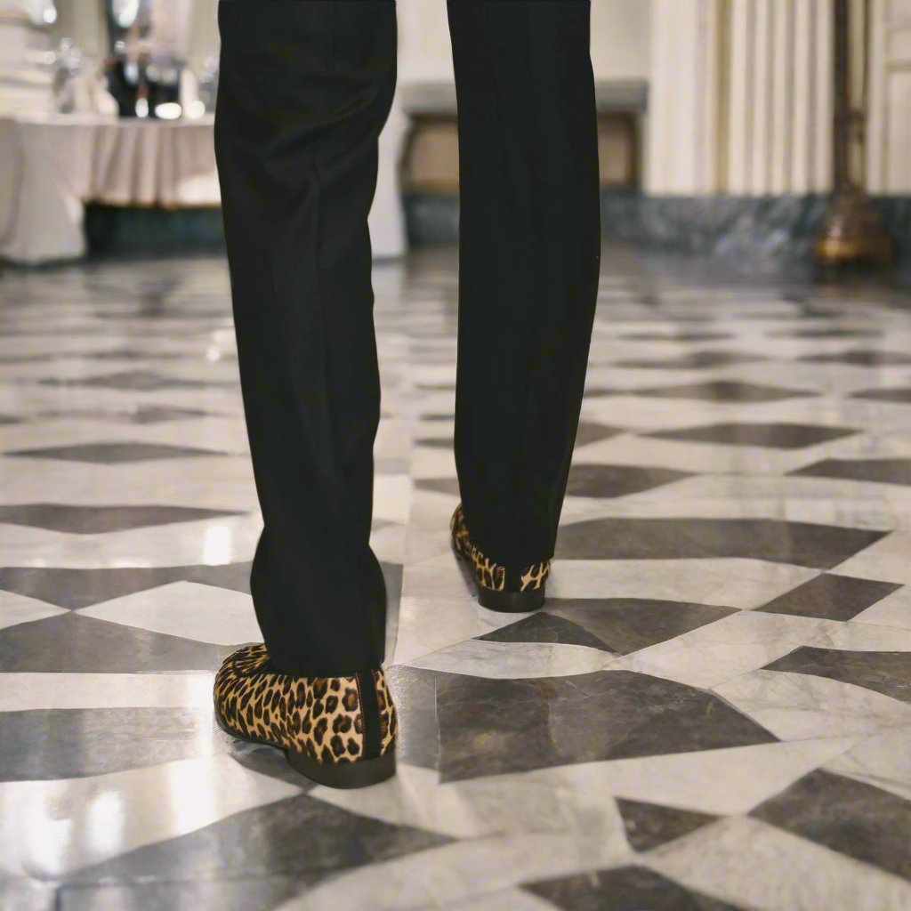 Men's Leopard Print Milano Loafer