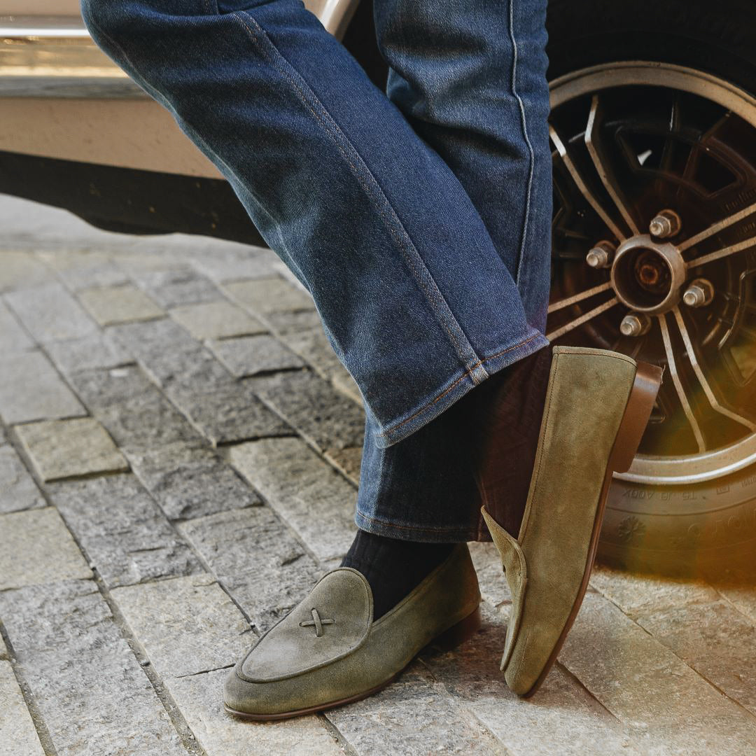 Ribbed Loop Sock - Black