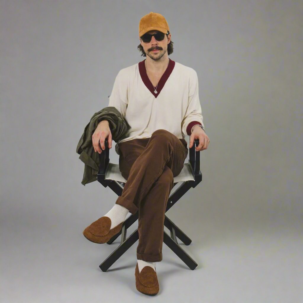 Men's Teddy Textured Suede Milano Loafer