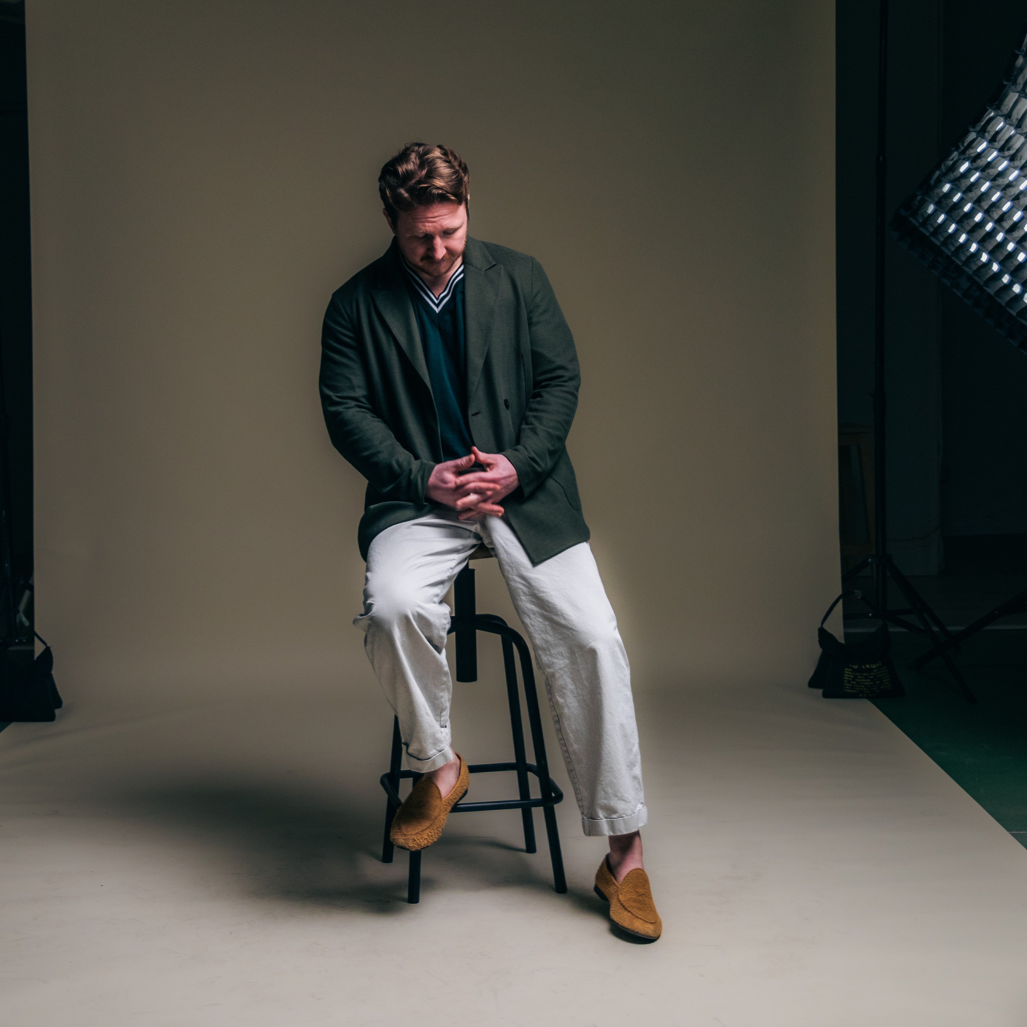 Men's Teddy Textured Suede Milano Loafer