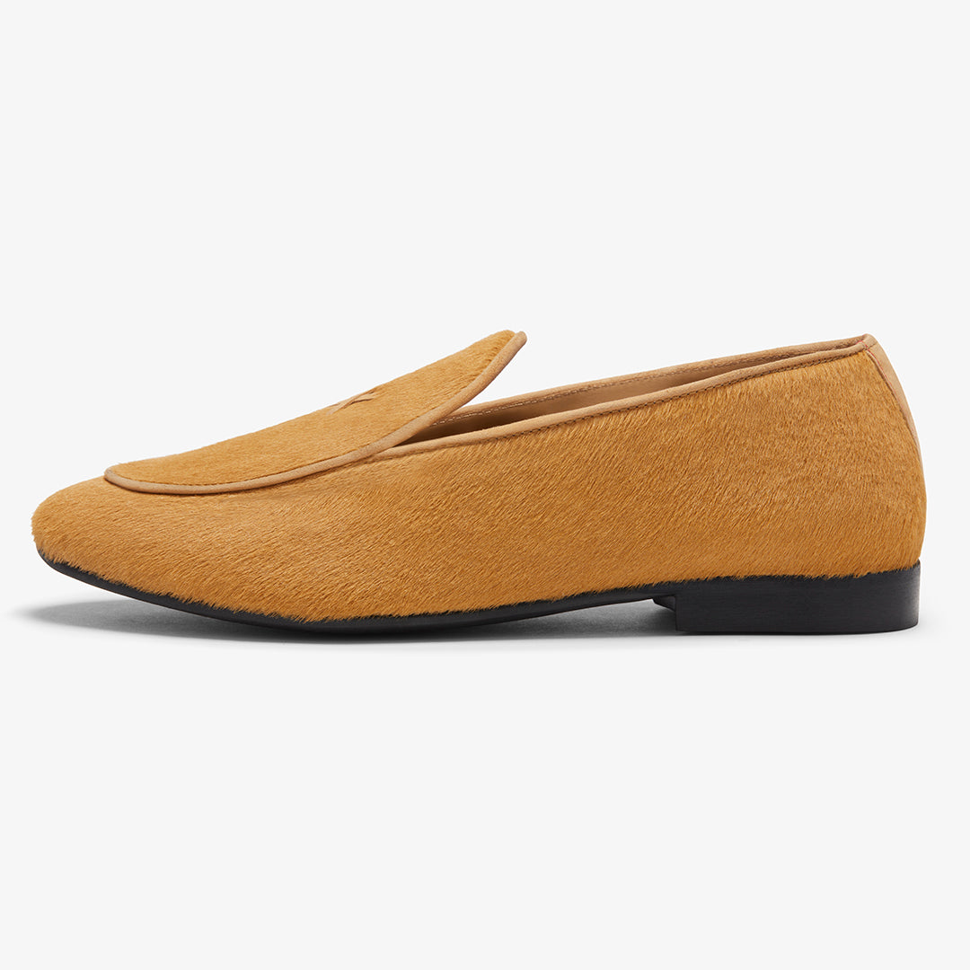 Women's Camel Pony Hair Milano Loafer