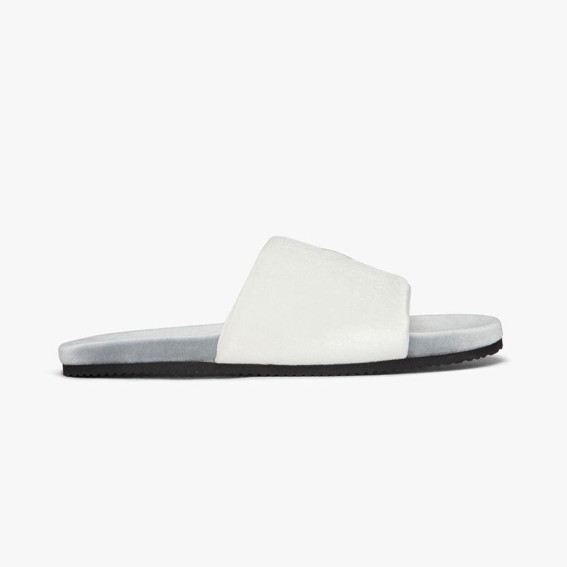 Women's Grigio & Cream Velvet House Slide