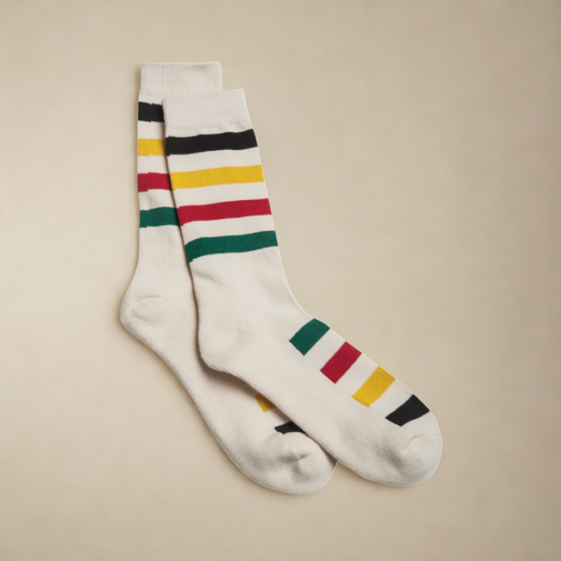 Glacier Stripe Crew Sock