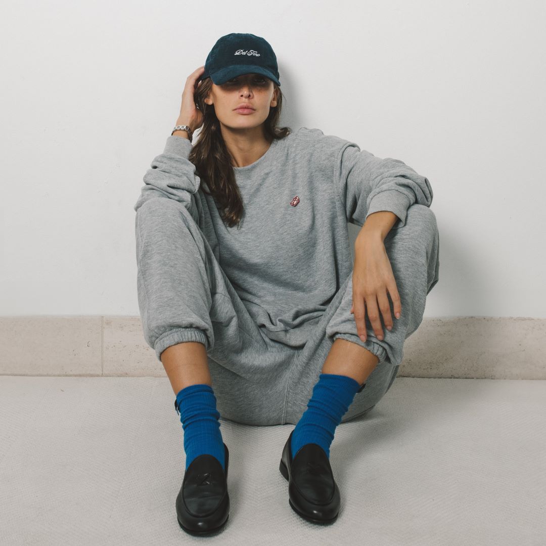 Women's Retro Gym Crewneck Sweatshirt - Heather Grey