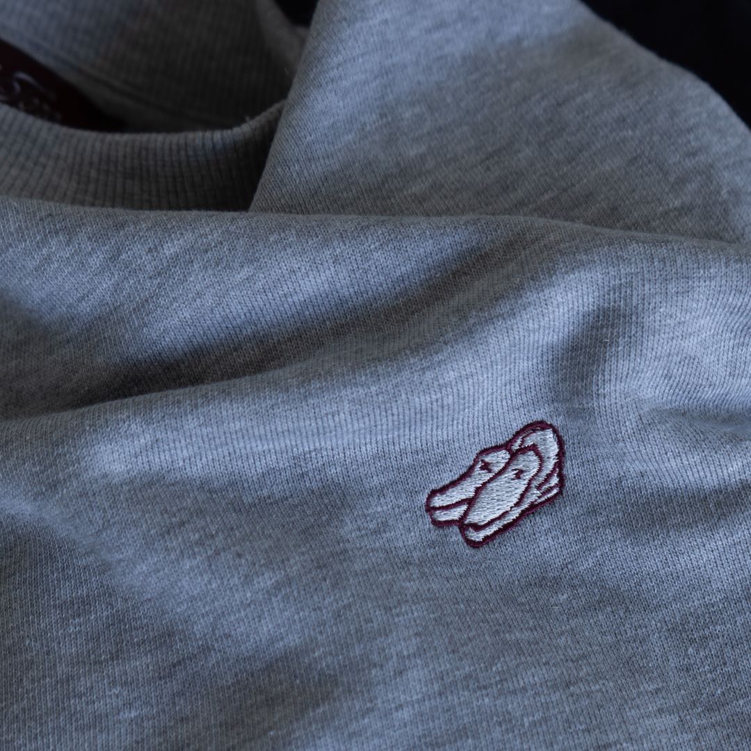 Women's Retro Gym Crewneck Sweatshirt - Heather Grey