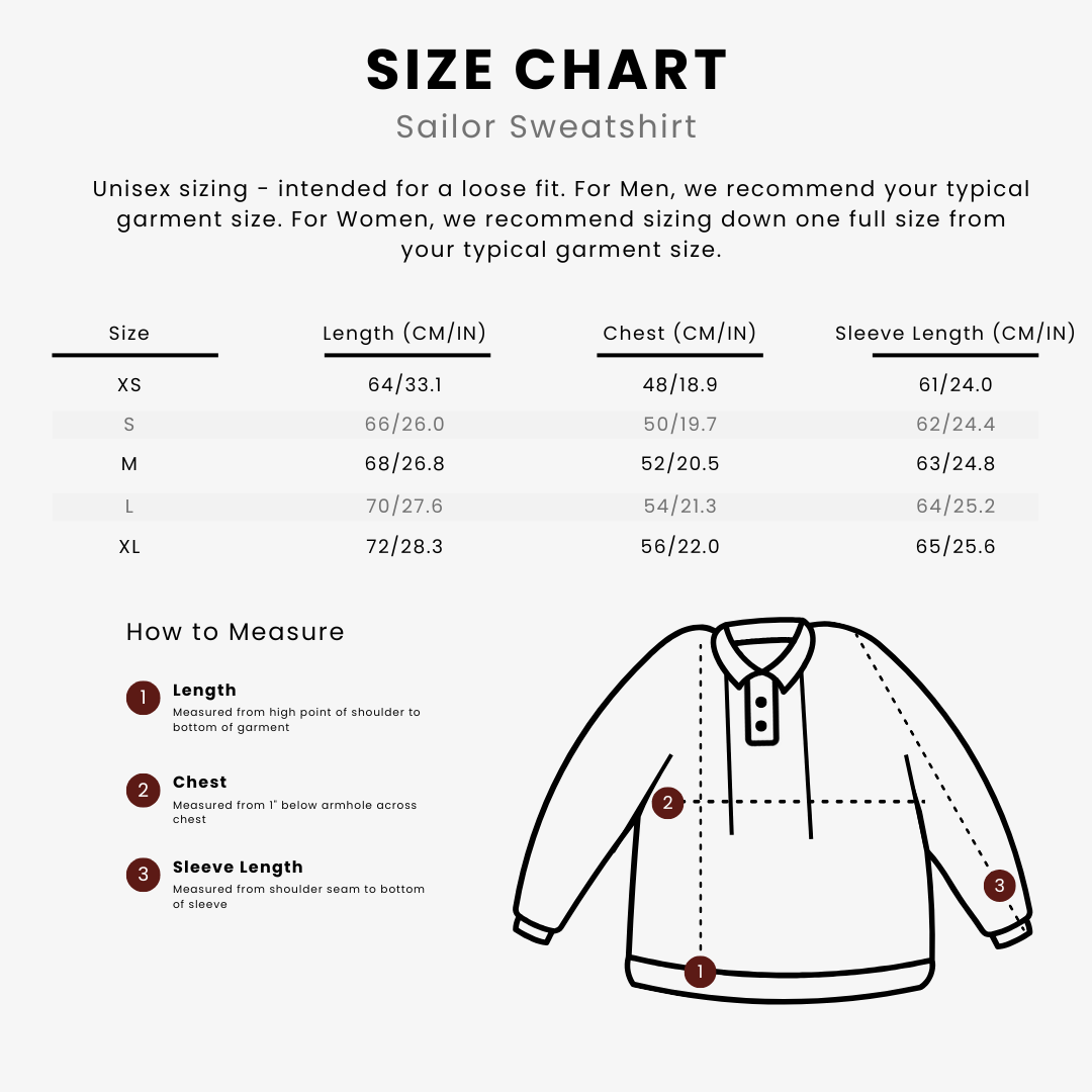 Women's Sailor Sweatshirt - Navy