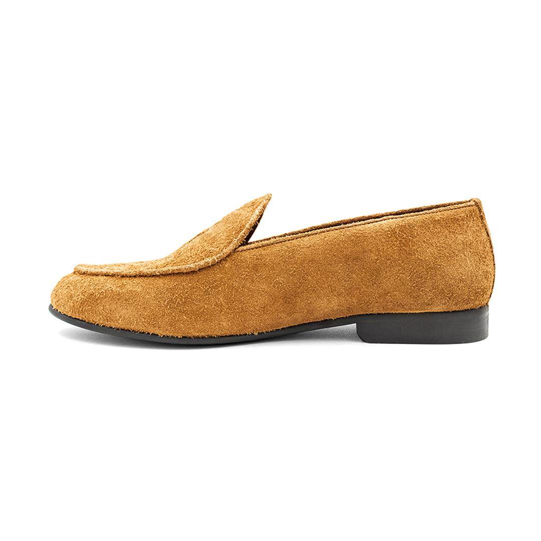 Men's Tan Textured Suede Milano Loafer