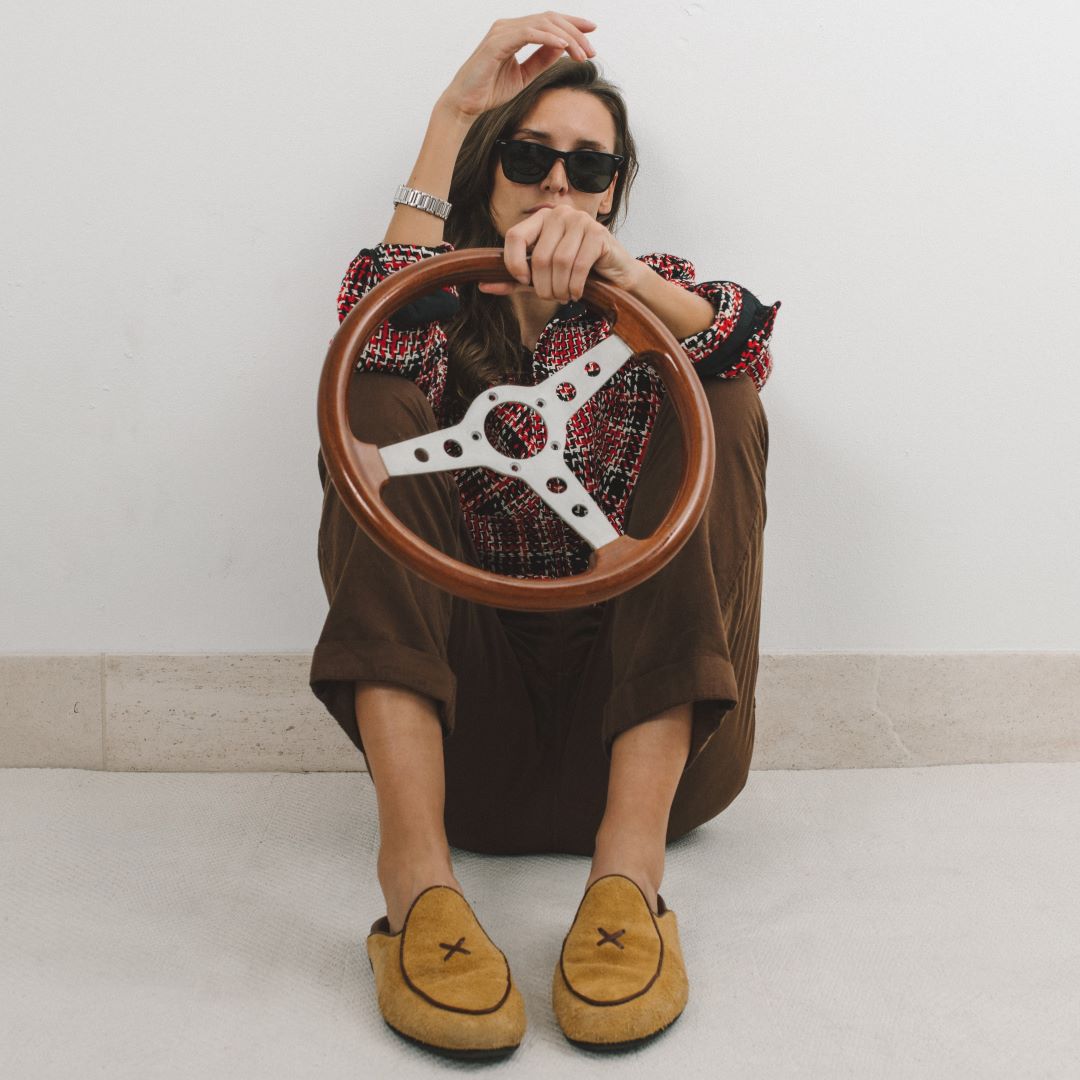 Women's Tan Textured Suede Milano Mule