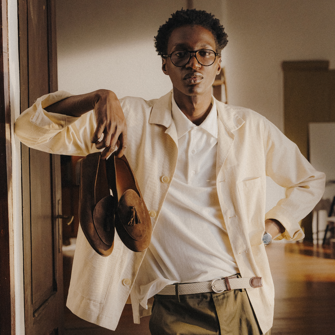 Men's Chocolate Suede Tassel Loafer