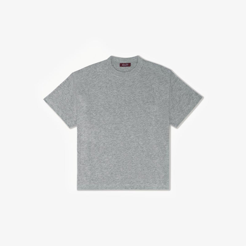 Women's Tonal Embroidered Tee - Heather Grey