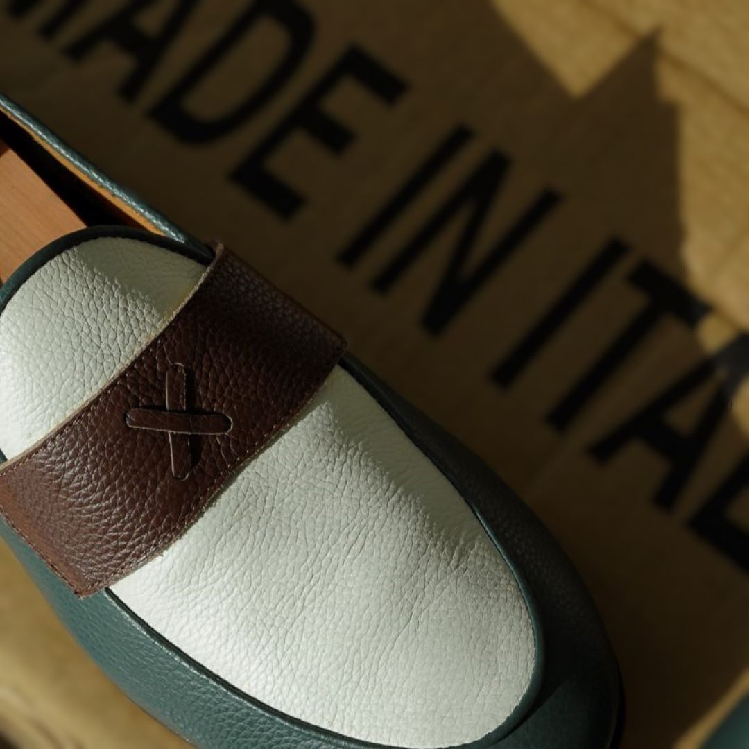 Men's Tri-Tone Leather Centesimo