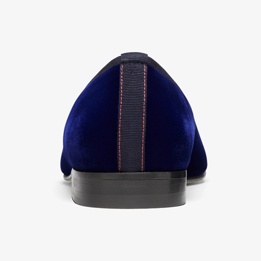 Men's Blue Velvet Slipper II