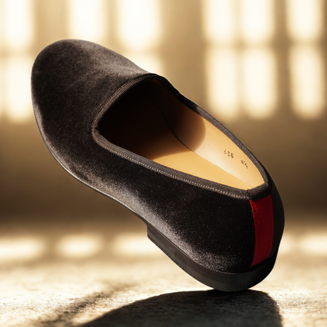 Men's Brown Velvet Slipper II
