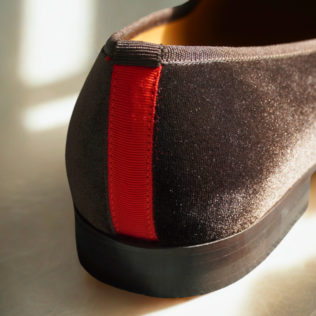 Men's Brown Velvet Slipper II