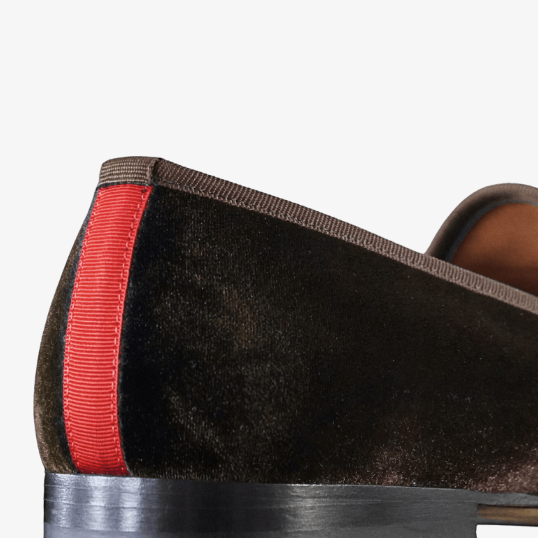 Men's Brown Velvet Slipper II