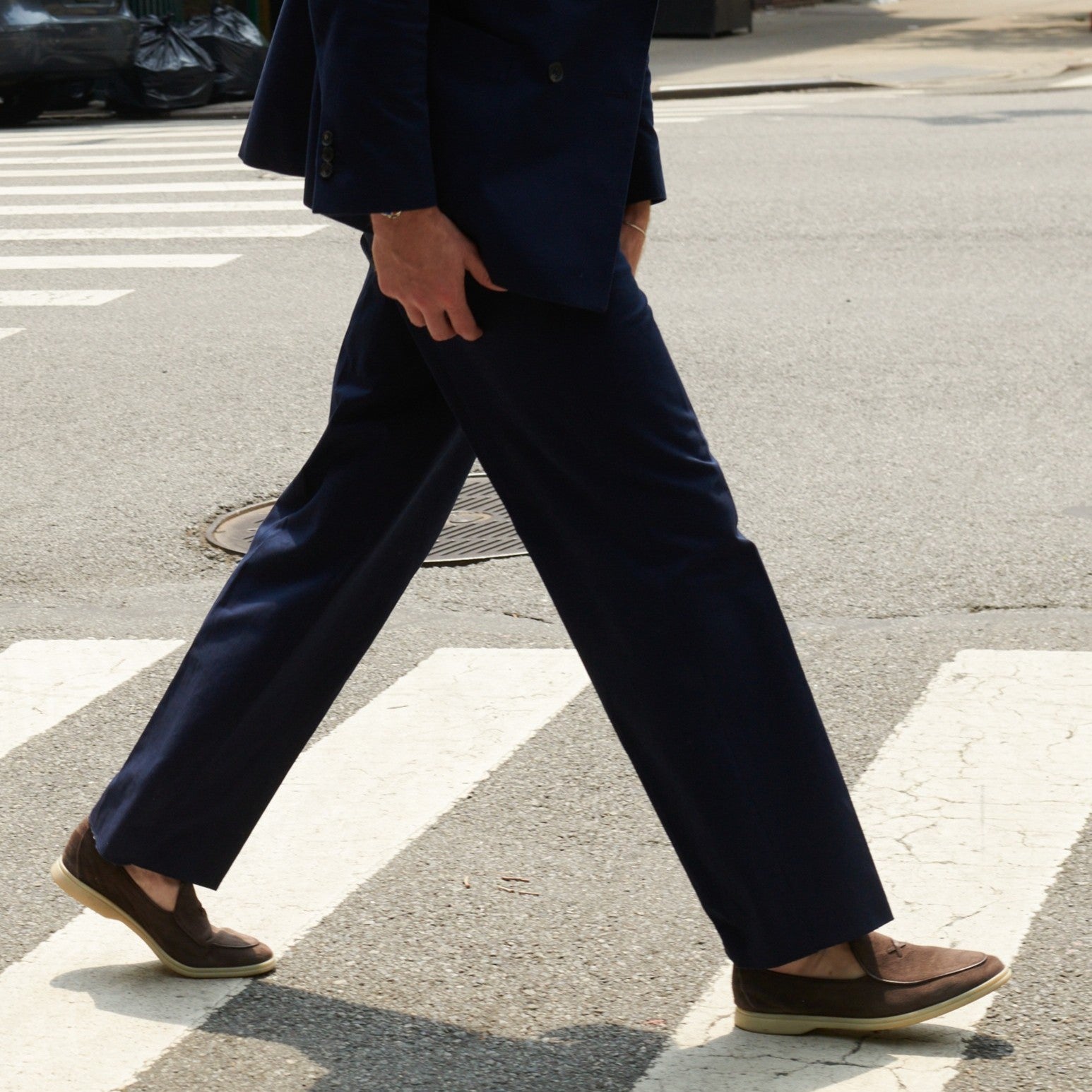 Men's Chocolate Suede Viaggio Loafer
