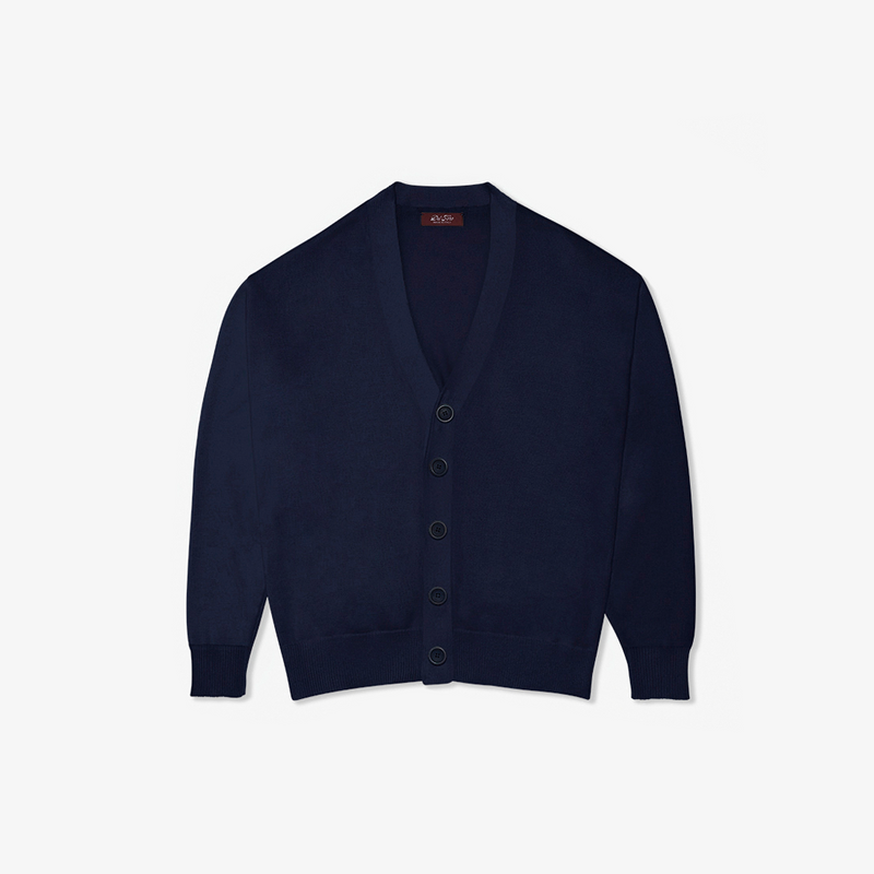 Women's Vintage Fit Cardigan - Solid Navy