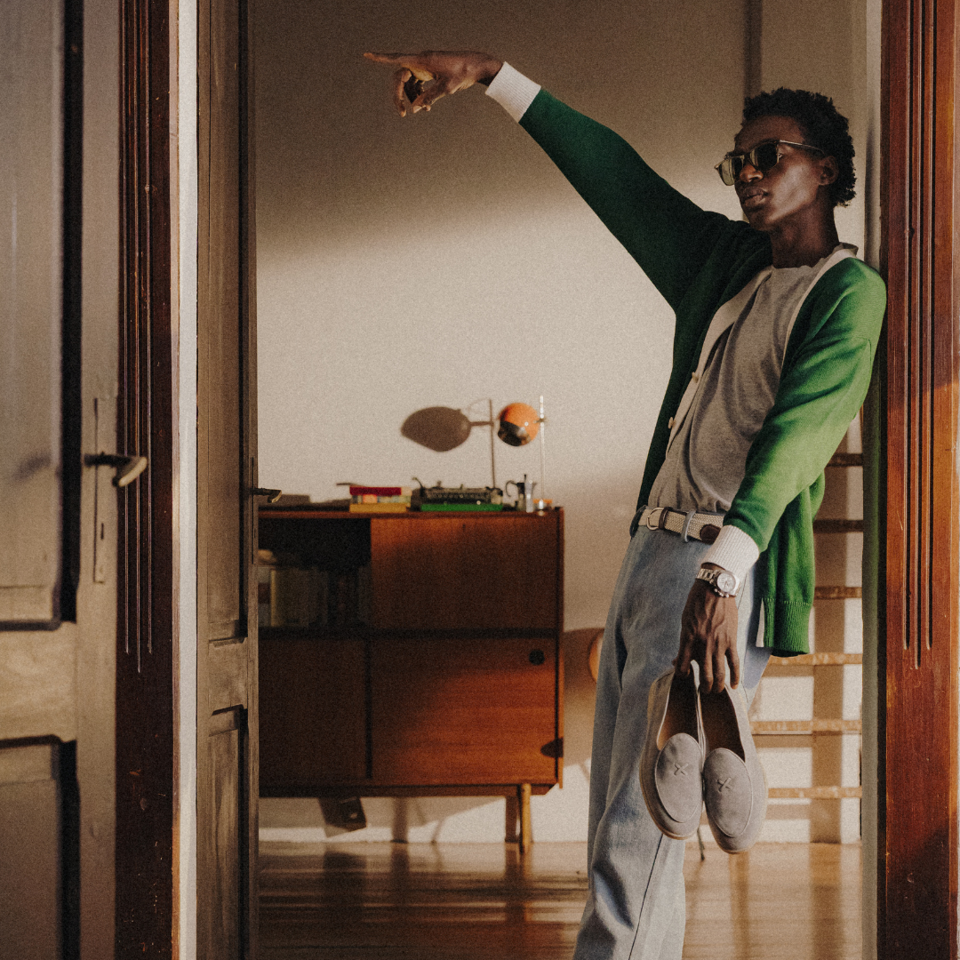 Men's Grigio Suede Viaggio Loafer