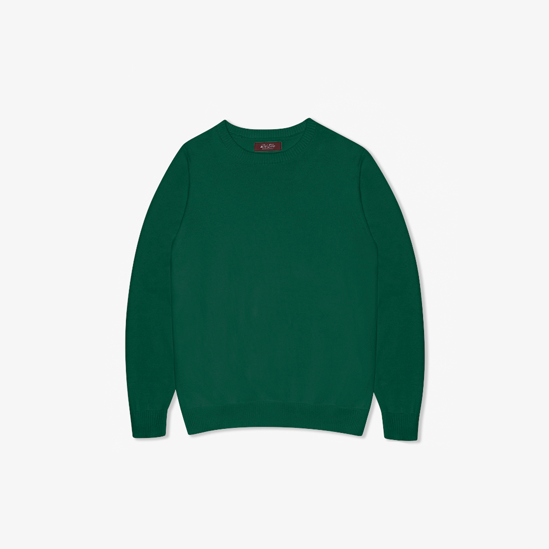 Men s Classic Crewneck Sweater Forest Green