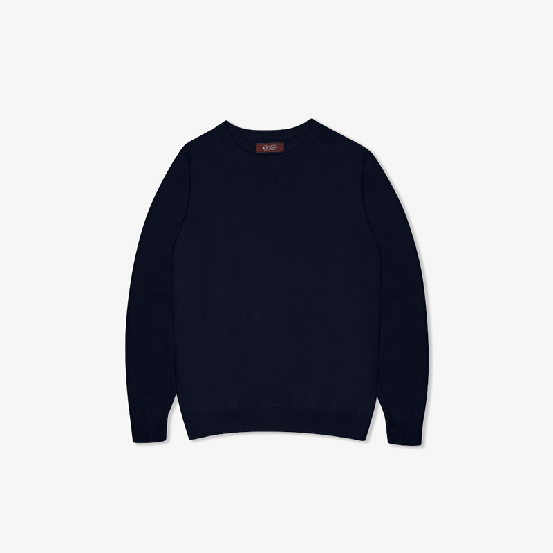 Women's Classic Crewneck Sweater - Navy